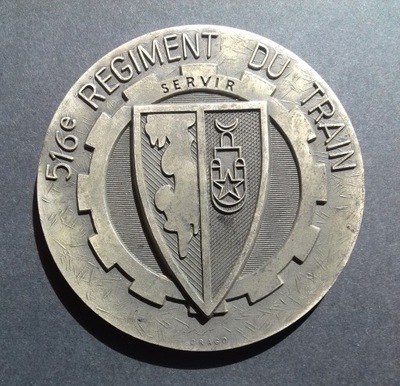 FRANCJA MEDAL 516 Regiment UNIKAT Nowa Cena