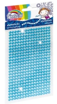 Diamenciki błyszczące samoprzylepne niebieskie GR-DS039-2