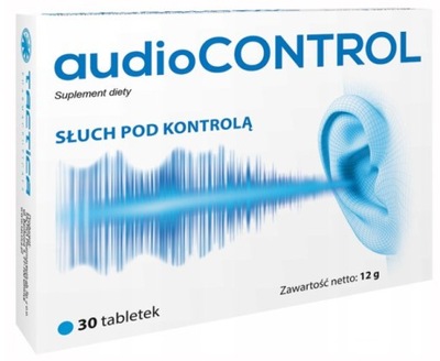 Audiocontrol, 30 tabletek PRAWIDŁOWY SŁUCH