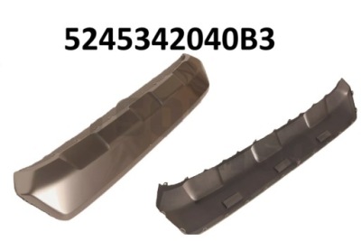 Toyota rav4 накладка бампера задняя оригинальный номер 5245342040b3 фото №1