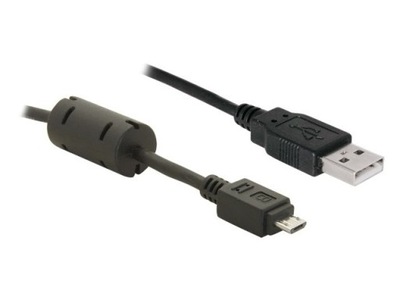 KABEL USB MICRO(M)->USB-A(M) 2.0 1M CZARNY FERRYT