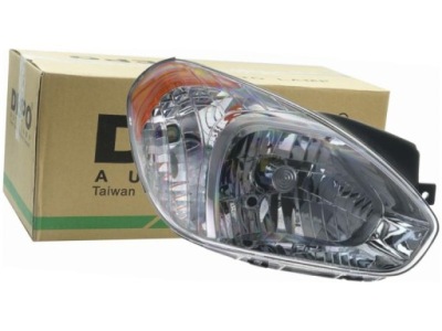 Лампа фара правий hyundai accent iii mk3 05-10 фото №1