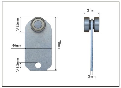 [MTX-735013] ROLLO DE TECHO KOGEL 40X80MM FI22MM  