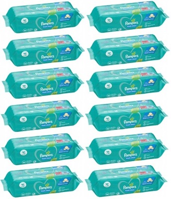 PAMPERS Fresh Clean Chusteczki nawilżane 12 x 80 (960 szt.)