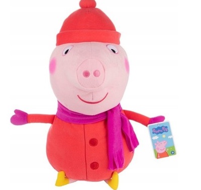 SWINKA PEPPA DUZA MASKOTKA 50CM PLUSZAK PEPPA PIG