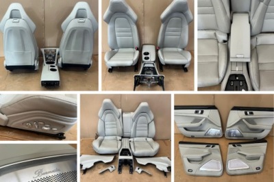Idealne kpl сиденья + модули + шторка porsche panamera 971 kreide 1 фото №1