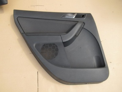 Обшивка обивка дверь левый задняя skoda yeti 5l0 фото №1