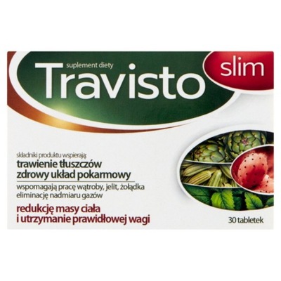 Travisto Slim suplement diety wspierający trawienie tłuszczów i