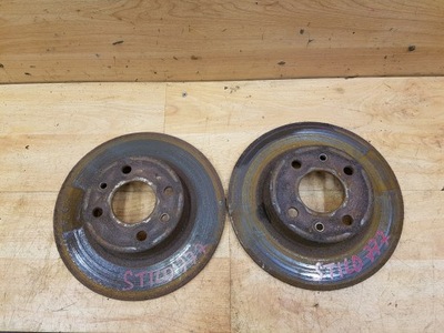 Гальмівні диски гальмівні задня задні комплект fiat stilo фото №1