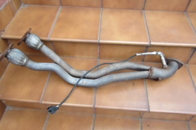 Mercedes a168 a160 1.7d 1.7 дизель cdi труба вихлоп подвійна труба датчик лямбда-зонд фото №1