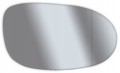 Вкладыш зеркало fiat croma ii bravo ii asf правое фото №1