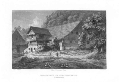 staloryt Idzików / Kieslingswalde Bauernhaus 1885