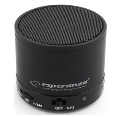 Głośnik Esperanza Bluetooth FM RITMO czarny