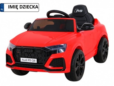 AUDI RS Q8 AUTO NA AKUMULATOR DLA DZIECI PILOT