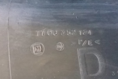 Правий róg заднього бампера renault master ii фургон fd 7700352124 2.5l фото №1