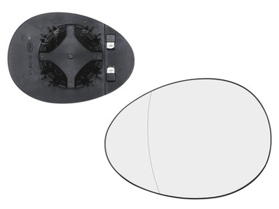 Mini one ii mini cooper r56 вкладиш дзеркало з підігрівом лівий фото №1