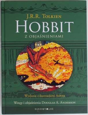 HOBBIT Z OBJAŚNIENIAMI Tolkien TWARDA BDB