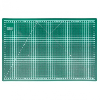 A1 MATA DO CIĘCIA SAMOGOJĄCA 900 x 600 MM zielona GRUBA PODZIAŁKA