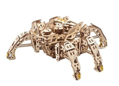 UGEARS PUZZLE 3D MODEL DO SKŁADANIA ROBOT HEXAPOD