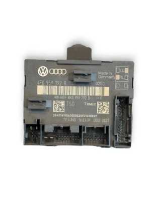 Audi модуль блок управления дверь 4f0959792r 8k0959792d фото №1