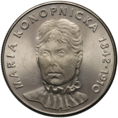 Polska, PRL, 20 złotych 1978, Konopnicka, st. 1/1-