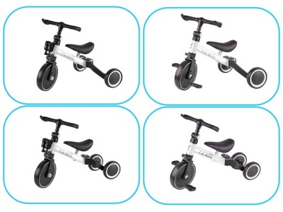 Rowerek Trike Fix Mini biegowy trójkołowy 3w1 biały IDEALNY NA ROCZEK