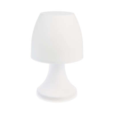 Lampa LED stołowa biała DOKK h-19 cm