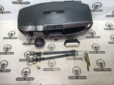 Fiat panda 3 iii приборная панель консоль подушка безопасности ремни оригинал фото №1