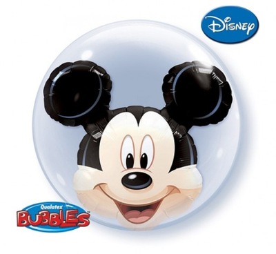 Balon w balonie bubble Myszka Mickey- Disney