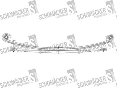 РЕСОРА MERCEDES SCHOMÄCKER 33379000, O.E. 6673203906