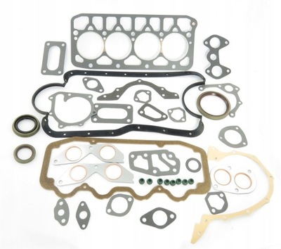 SET LININGS ENGINE FSO PN POLONEZ 1.6 + SIMMER GASKET TRAY RUBBER  