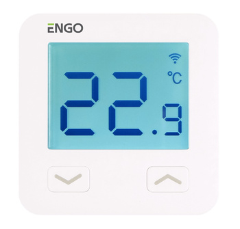 ENGO INTERNETOWY REGULATOR TEMPERATURY WIFI, 230V, BIAŁY