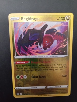 Regidrago RARE R.Holo Astral Radiance 2022 rok 118/189 POKEMON TCG