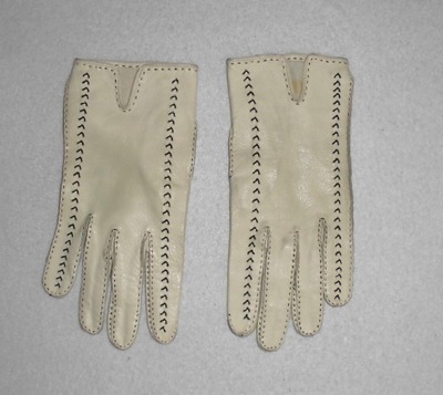 Rękawiczki z cienkiej skórki nieocieplane s/m