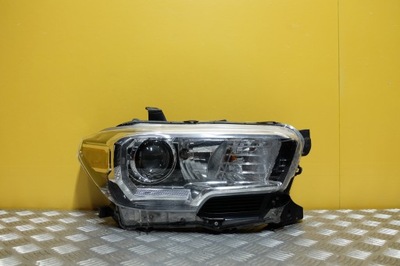 Toyota tacoma 2016- фара лампа обычная линзованная с led светлая r usa фото №1