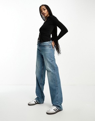 ASO DESIGN W34 L36 SPODNIE JEANSOWE BOYFRIEND TALL R10295