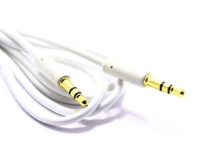 Kabel przewód mini jack JACK3,5/JACK3,5 3m biały jkj20 06939