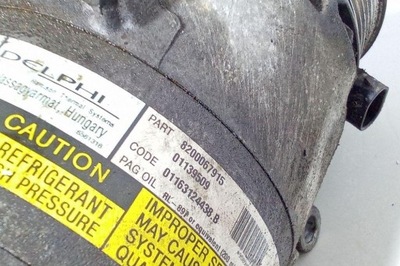 Компресор кондиціонера renault grand scénic iv r9_ 8200067915 1.87l фото №1