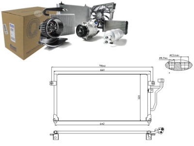 Nissens конденсатор кондиционера mitsubishi colt iv фото №1