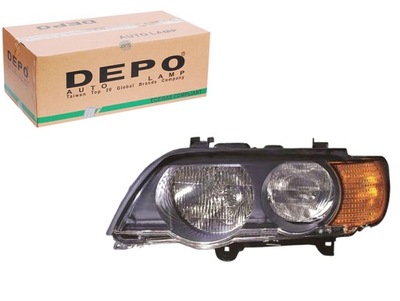 DEPO FARO L (H7/HB3, ELEKTRYCZNY, Z MOTOR  