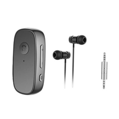 Blesiya Odbiornik Bluetooth 5.0 Czarny ze słuchawkami