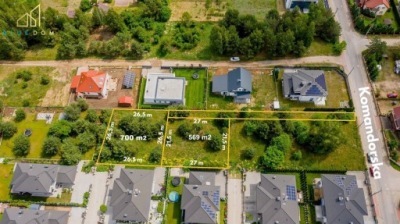 Działka, Białystok, 569 m²