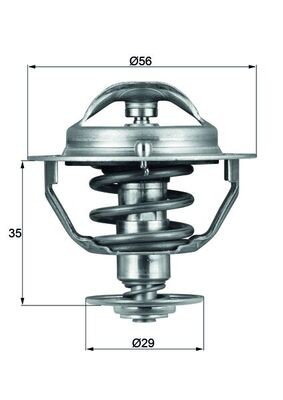 TEMPERATURE REGULATOR MITSUBISHI 82C ASX/LANCER TOYOTA TX7382D  