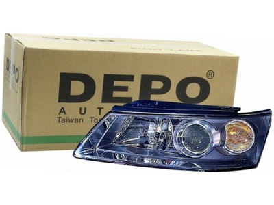 Лампа фара лівий hyundai sonata v mk5 05-08 фото №1