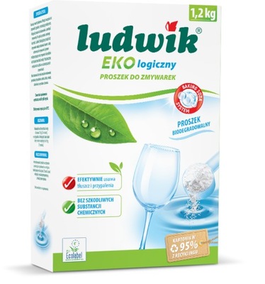 LUDWIK EKOLOGICZNY PROSZEK DO ZMYWAREK 1,2KG