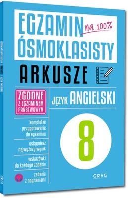 Egzamin ósmoklasisty na 100% arkusze Język angiels