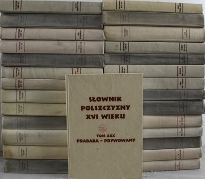 Słownik polszczyzny XVI wieku 28 tomów