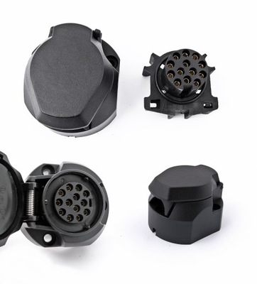 GNIAZDO 13PIN DO PRZYCZEPY PRZYCZEPA PLASTIKOWE