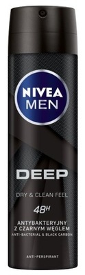 NIVEA MEN DEEP ANTYPERSPIRANT Z AKTYWNYM WĘGLEM