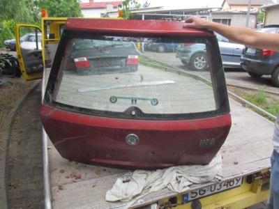 Skoda fabia hb 99-07 крышка багажника крышка задняя c402 фото №1